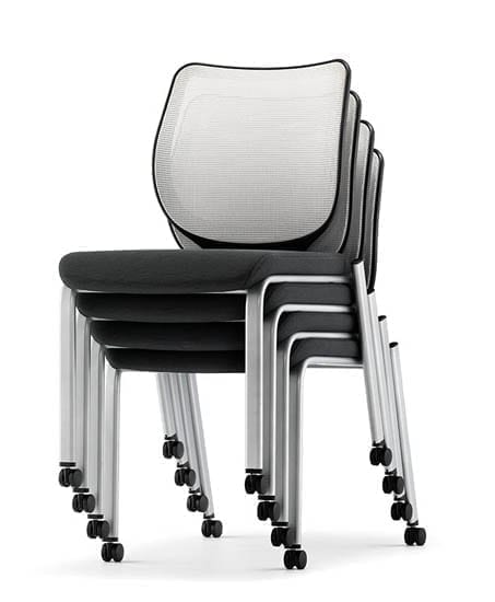 hon nucleus series mesh back guest chair school and office direct