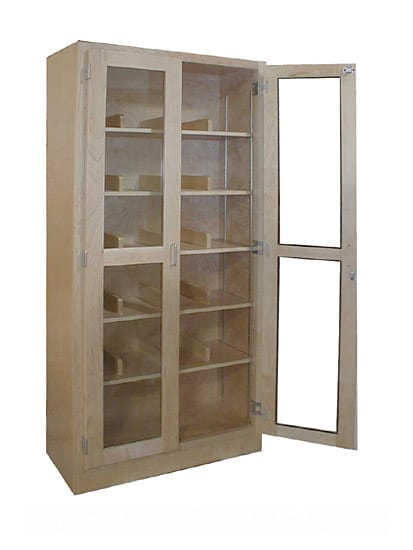 Hann Large Microscope Storage Cabinet, Large Storage Cabinet With Shelves