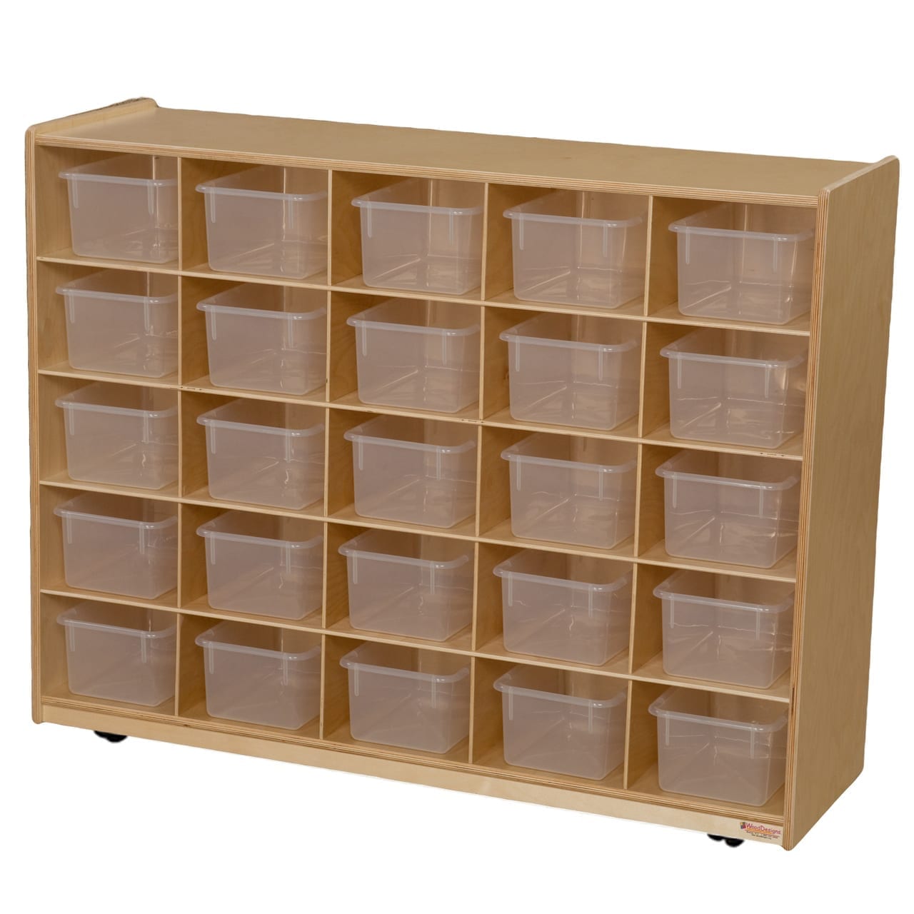 Wood Designs 25 Tray Storage School and Office Direct
