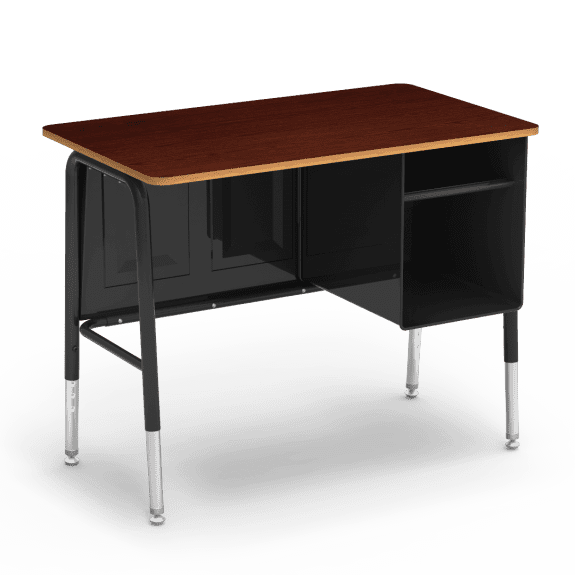 Virco Jr. Executive Student Desk with Metal Book Box - School and Office  Direct