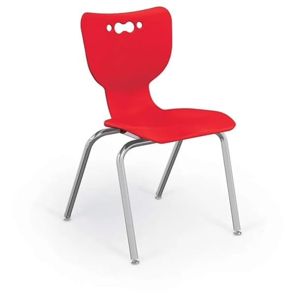 4 Leg Chair-Red