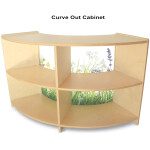 WB0438 Curve Out Cabinet